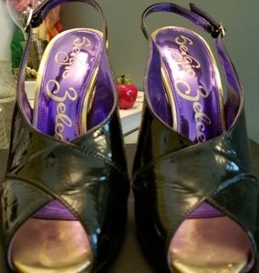 Black Patent Leather Sergio Zelce Heels